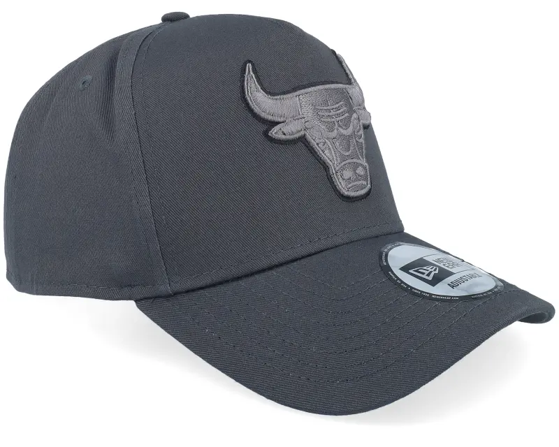New Era Chicago Bulls Tonal Outline Dark Grey A-frame Adjustable online