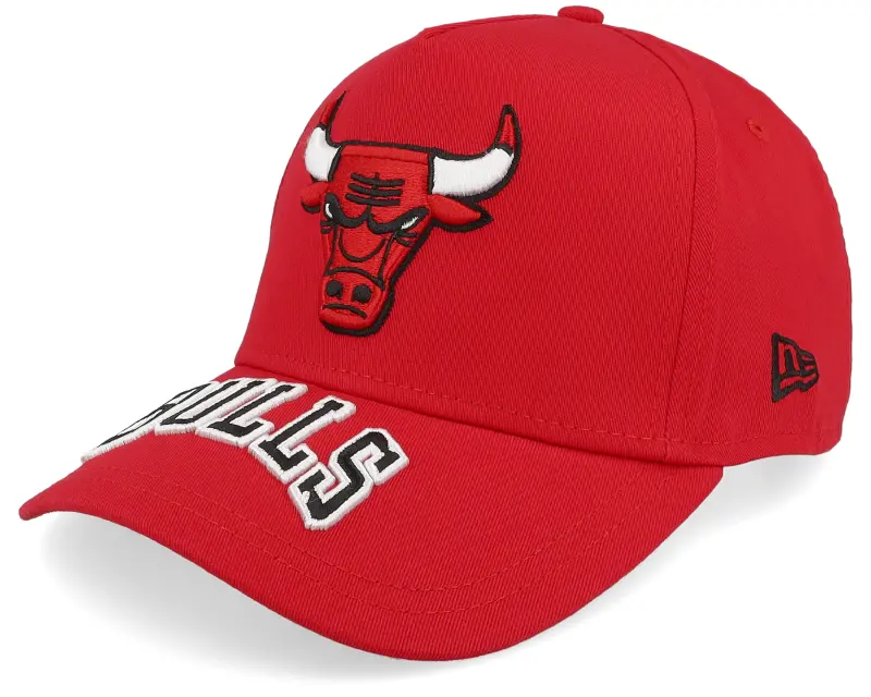 New Era Chicago Bulls Visor Hit Red A-Frame Adjustable online