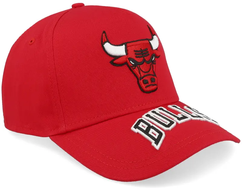 New Era Chicago Bulls Visor Hit Red A-Frame Adjustable online