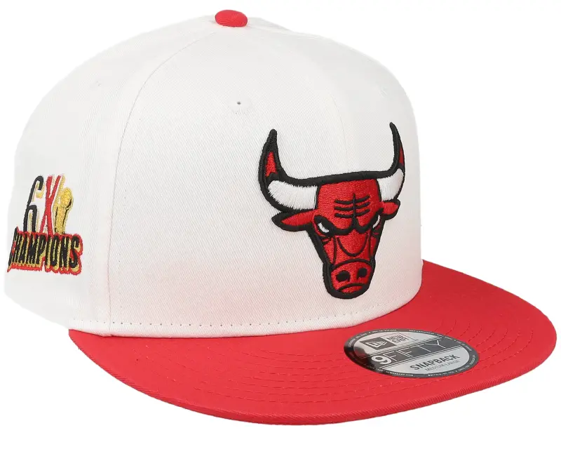 New Era Chicago Bulls White Crown Patches 9FIFTY Ch White/Red Snapback online