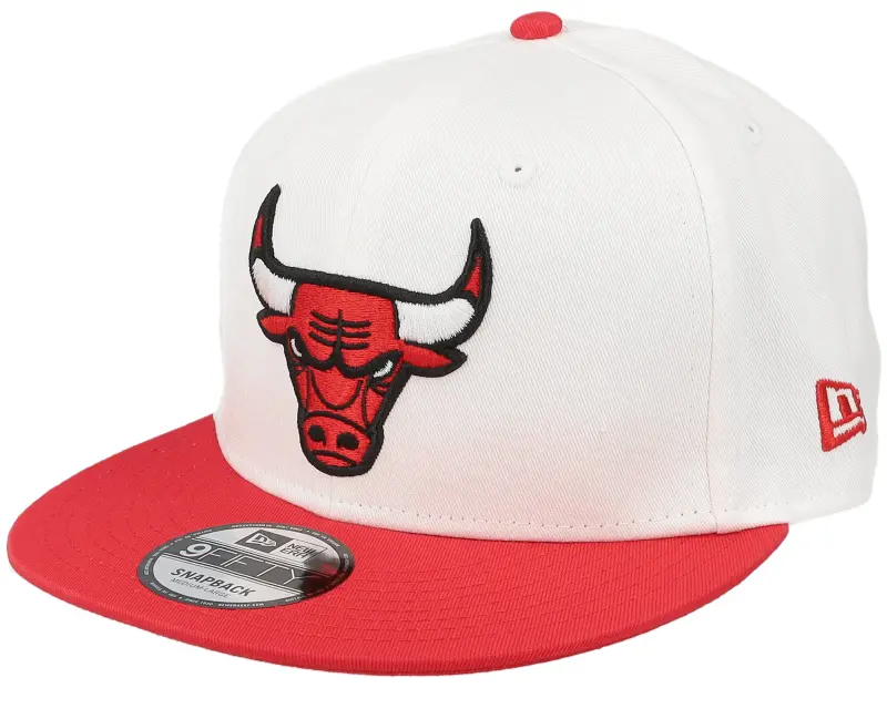 New Era Chicago Bulls White Crown Patches 9FIFTY Ch White/Red Snapback online
