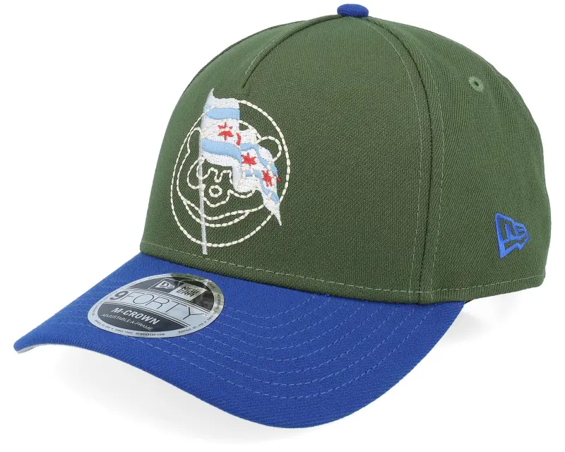 New Era Chicago Cubs City Feature M-Crown Green/Royal A-frame Adjustable online