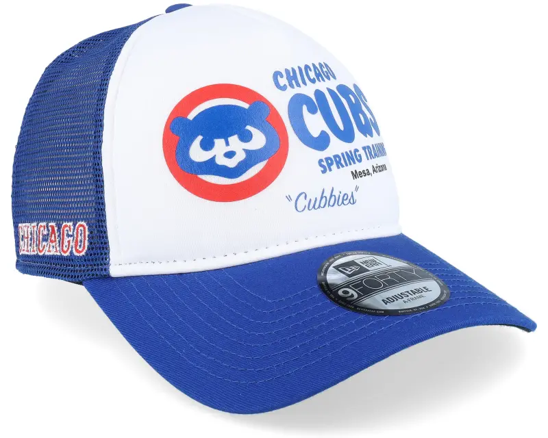 New Era Chicago Cubs Team 9FORTY Spring Training White/Blue Trucker online