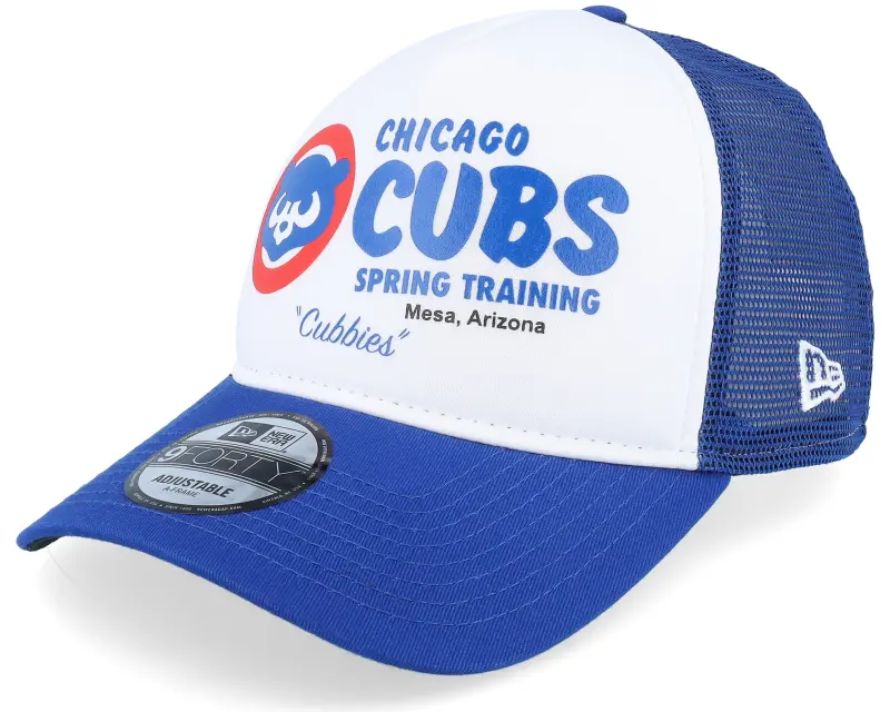 New Era Chicago Cubs Team 9FORTY Spring Training White/Blue Trucker online