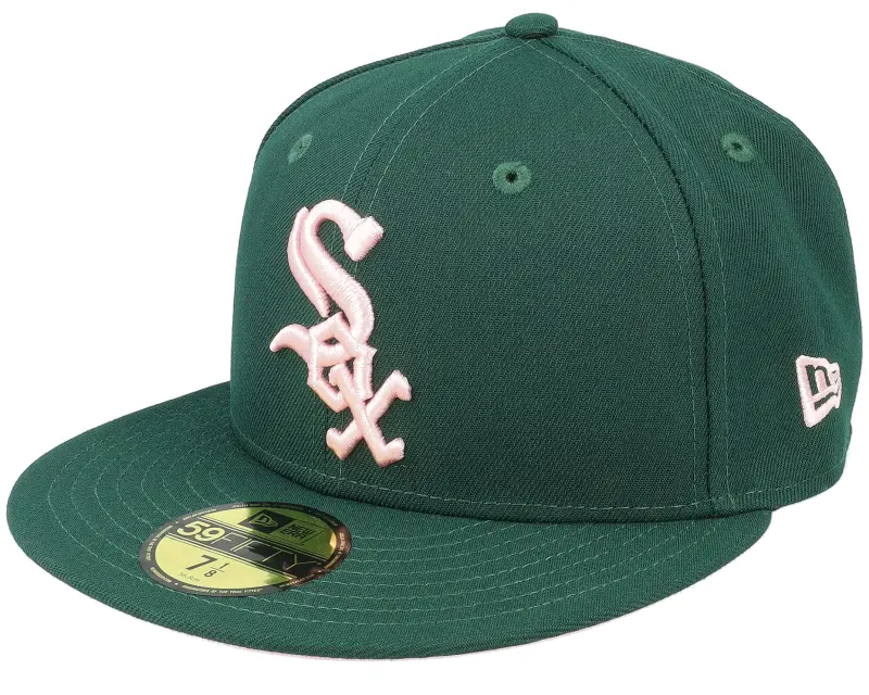 New Era Chicago White Sox 59FIFTY Dark Green & Pink Undervisor online