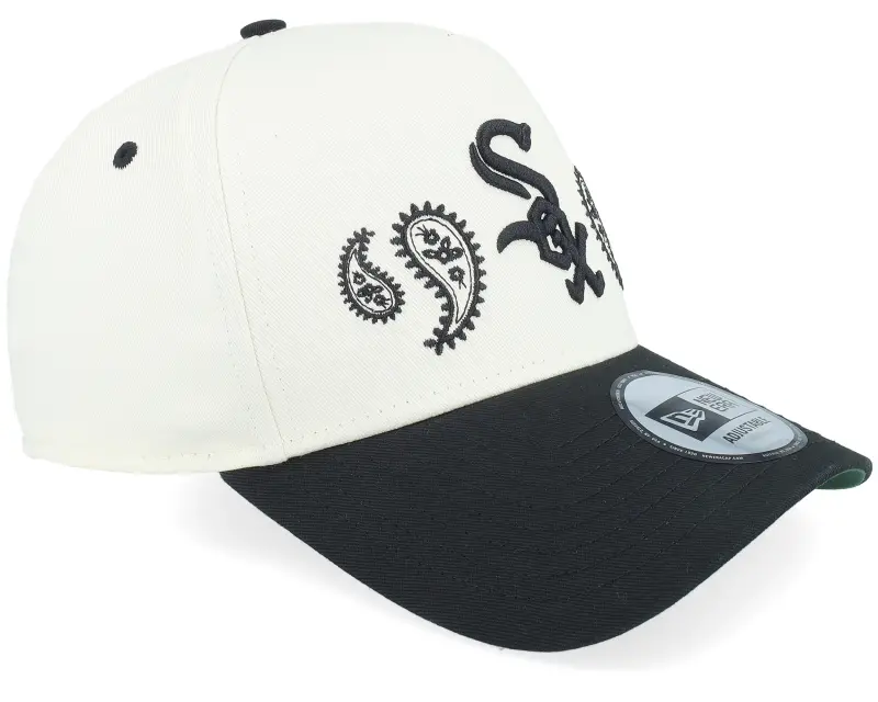New Era Chicago White Sox 9FORTY Paisley Chrome/Black A-Frame Adjustable online