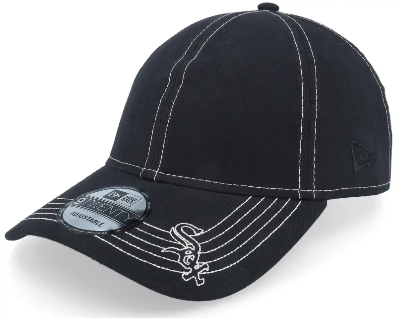 New Era Chicago White Sox Contrast Stitch 9TWENTY Oak Black Dad Cap online