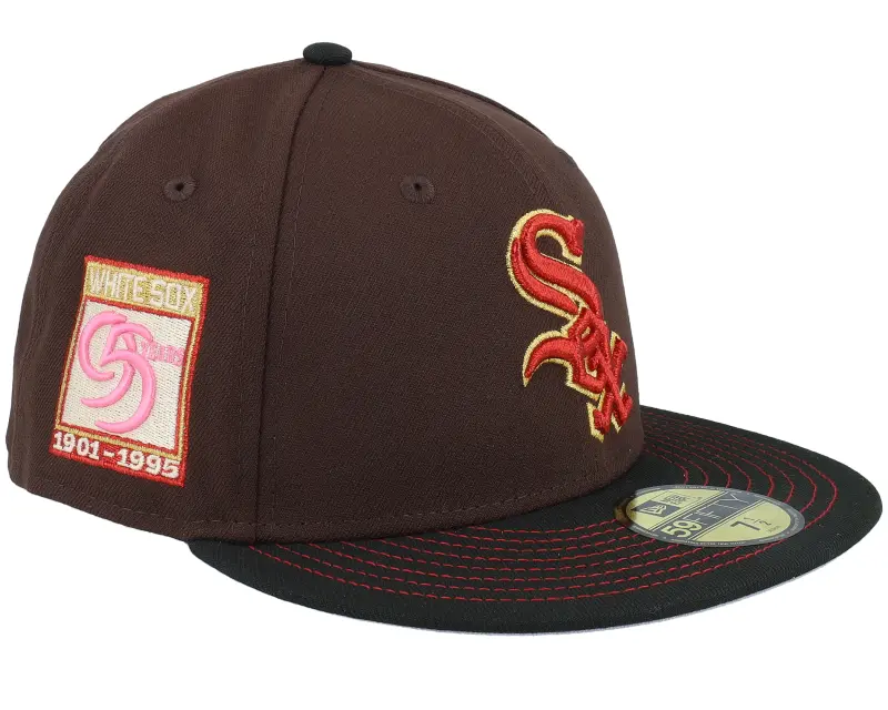 New Era Chicago White Sox Mahogny Moments 59FIFTY 95 Years Burnt Wood/Black Fitted online