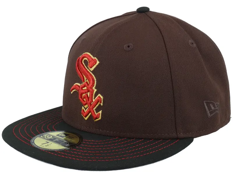 New Era Chicago White Sox Mahogny Moments 59FIFTY 95 Years Burnt Wood/Black Fitted online
