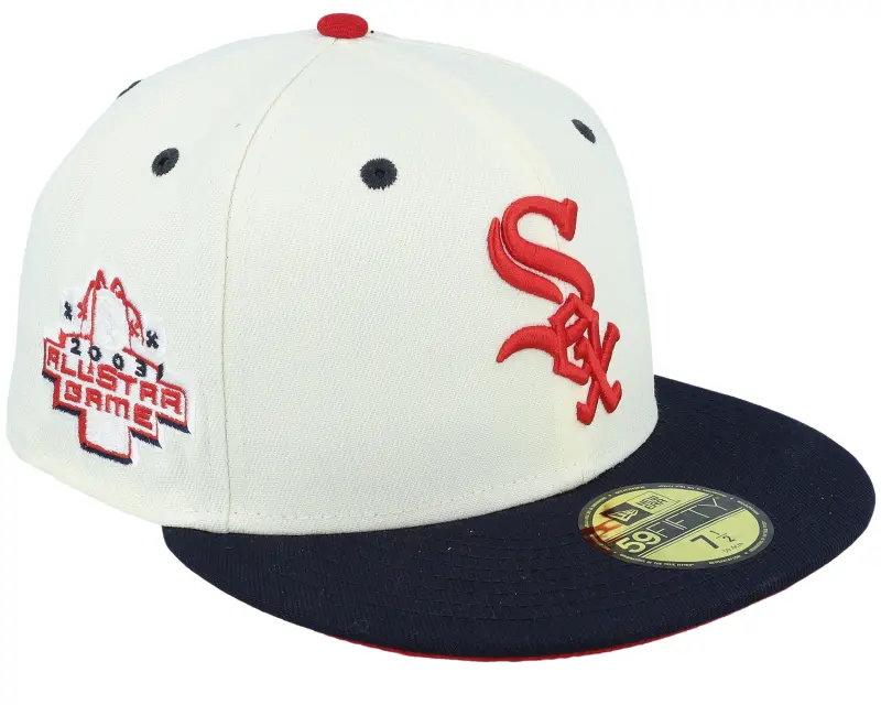 New Era Chicago White Sox Mirror 59FIFTY 03 All Star Game Chrome/Navy Fitted online