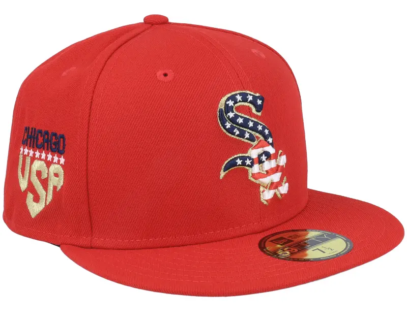 New Era Chicago White Sox MLB 4th Of July 23 59FIFTY Scarlet Fitted online