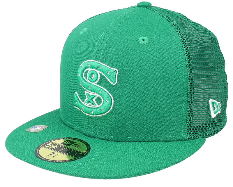 New Era Chicago White Sox MLB St Pats 59FIFTY Green Mesh Fitted online
