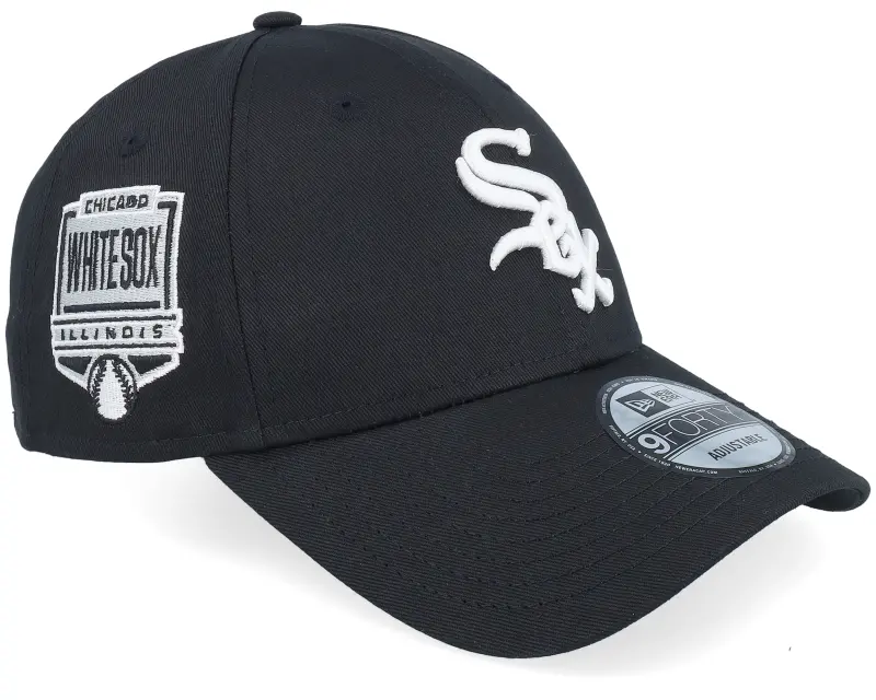 New Era Chicago White Sox Side Patch 9FORTY Black Adjustable online