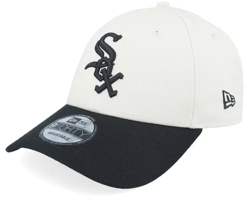 New Era Chicago White Sox Side Script 9FORTY Ivory/Black Adjustable online