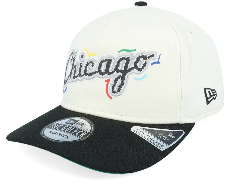 New Era Chicago White Sox Team Scribble Chrome/Black A-frame Adjustable online