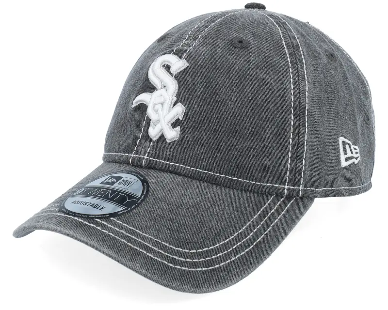 New Era Chicago White Sox Washed Contrast 9TWENTY Black Dad Cap online