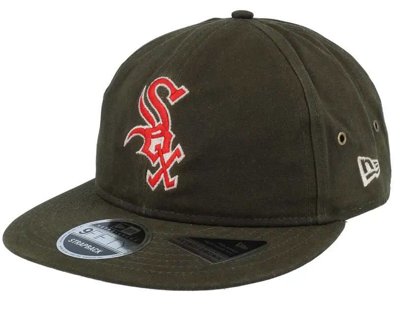 New Era Chicago White Sox Waxed Canvas 9FIFTY Green Strapback online
