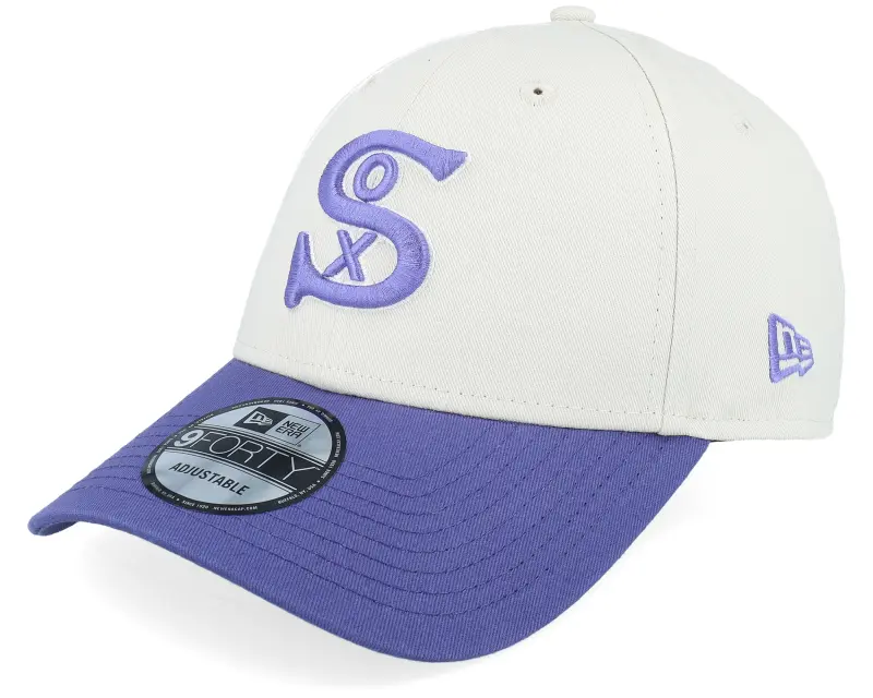 New Era Chicago White Sox World Series Patch 9FORTY Ivory/Purple Adjustable online