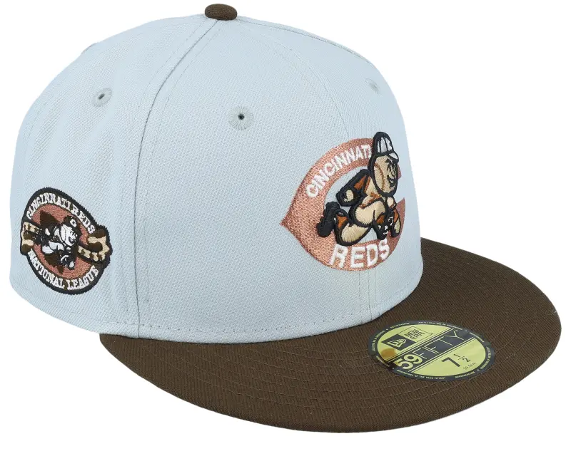 New Era Cincinnati Reds 59FIFTY Nl Snow Grey/Brown Fitted online