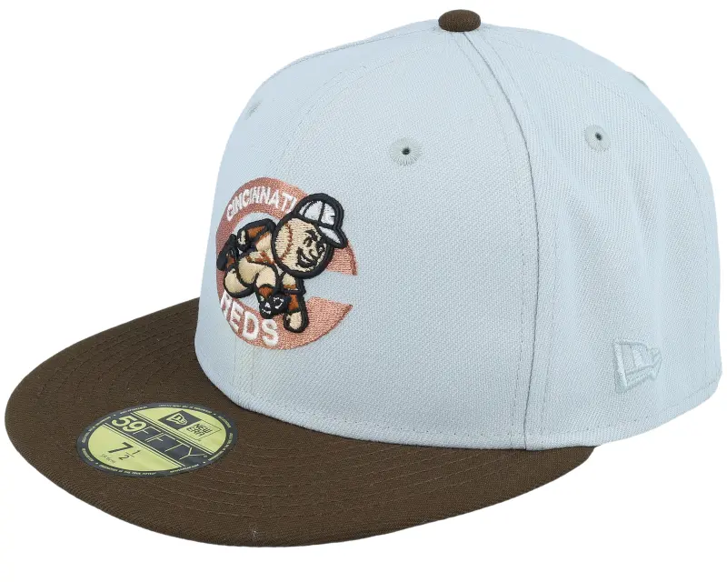 New Era Cincinnati Reds 59FIFTY Nl Snow Grey/Brown Fitted online