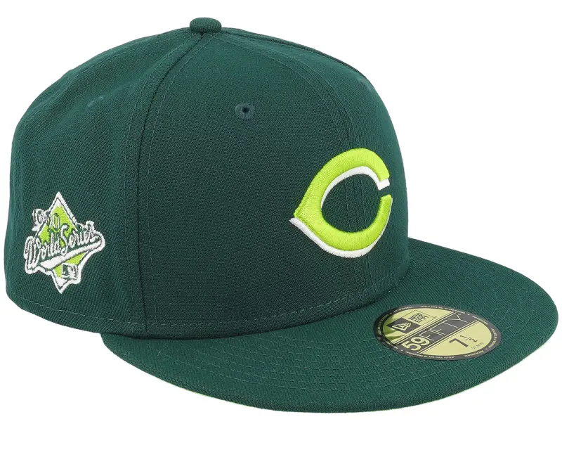 New Era Cincinnati Reds Operator 59FIFTY Dark/Neon Green Fitted online