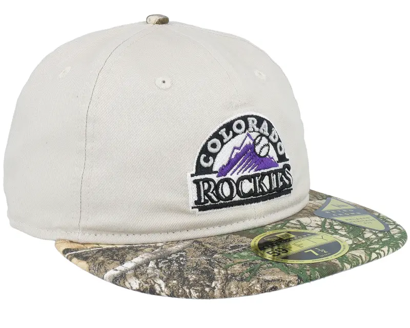 New Era Colorado Rockies MLB Realtree 59FIFTY Rc Stone/Camo Fitted online