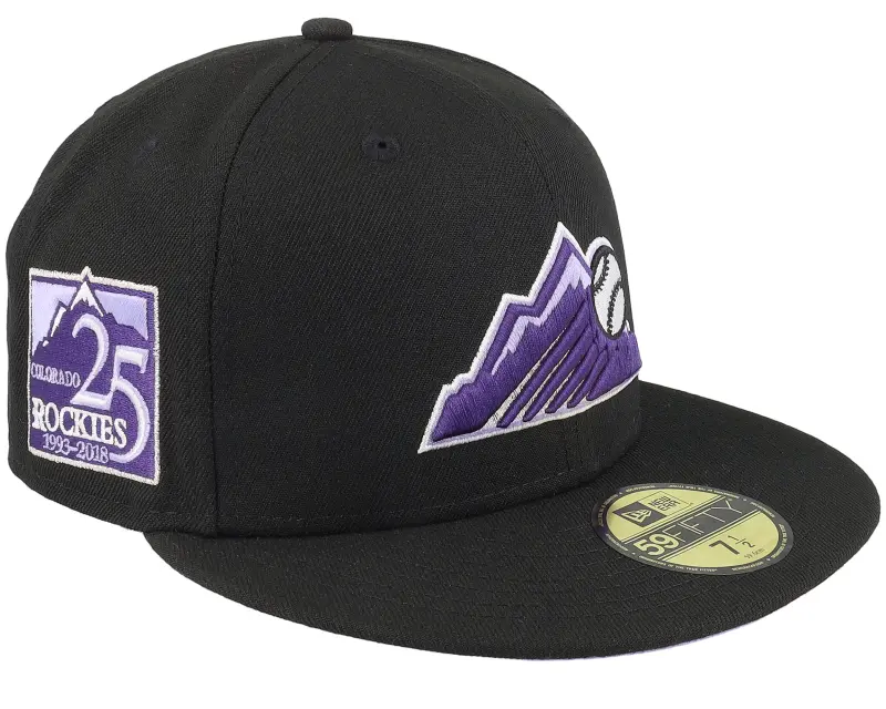 New Era Colorado Rockies Newspaper & Cigar 59FIFTY 25 Black Fitted online