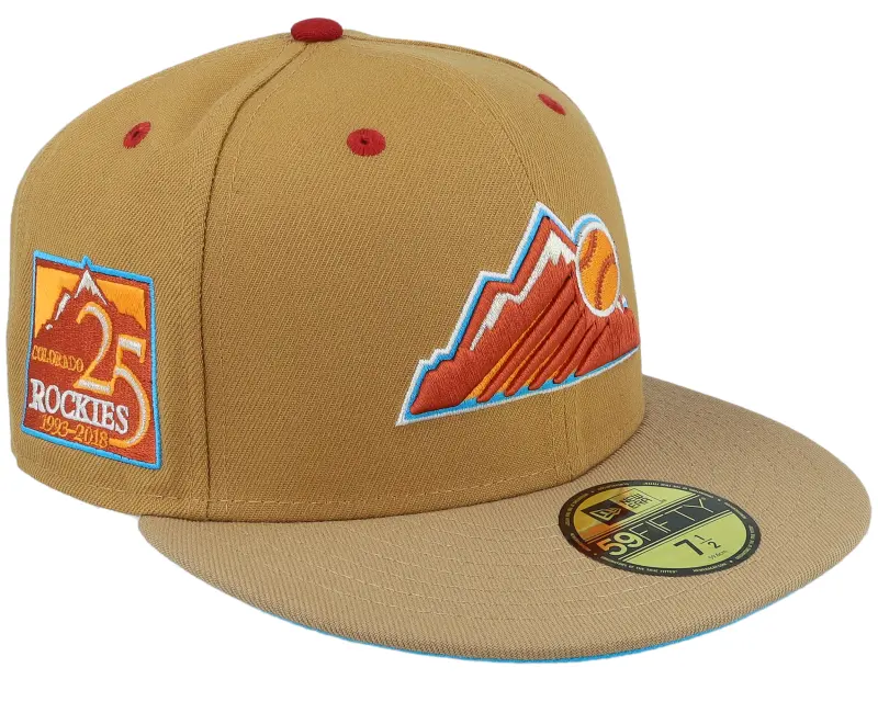 New Era Colorado Rockies Shoreside Dream 59FIFTY Wheat/Khaki Fitted online