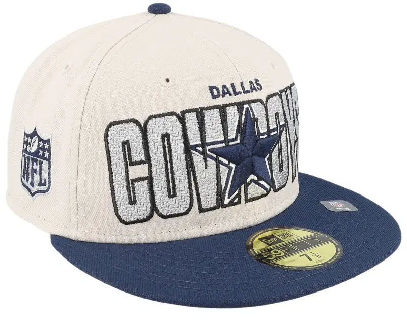 New Era Dallas Cowboys NFL 23 Draft 59FIFTY Stone/Navy Fitted online