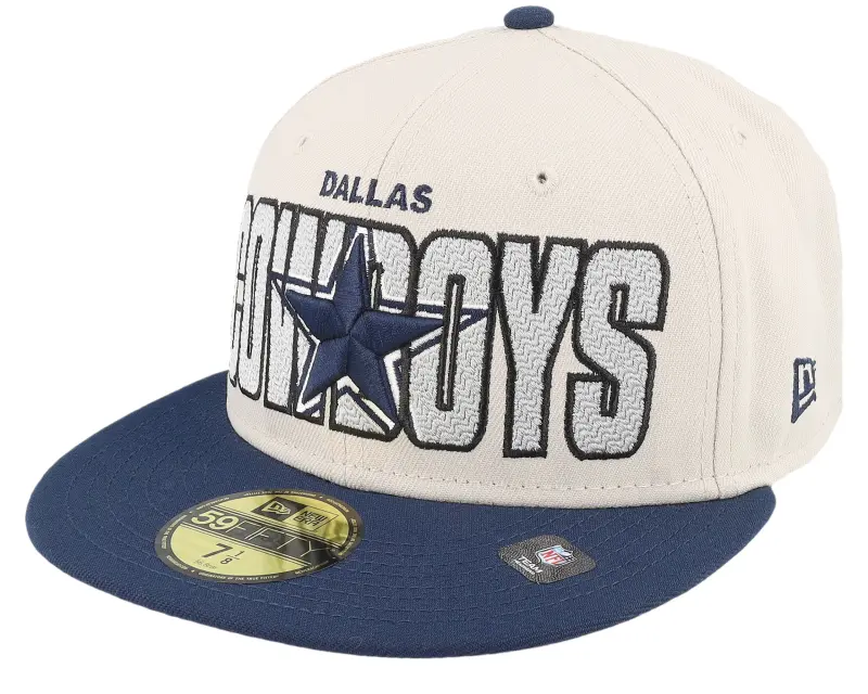 New Era Dallas Cowboys NFL 23 Draft 59FIFTY Stone/Navy Fitted online