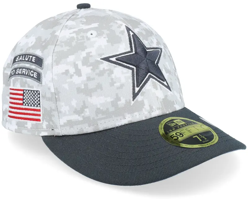 New Era Dallas Cowboys Nfl24 Salute To Service Low Profile 59FIFTY Camo/Graphite Fitted online