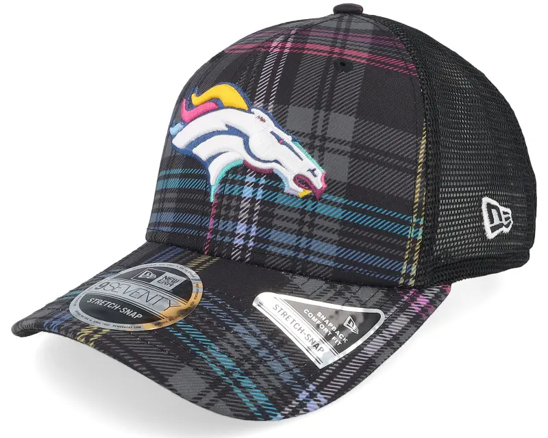New Era Denver Broncos NFL24 Crucial Catch 9SEVENTY Tartan Trucker online