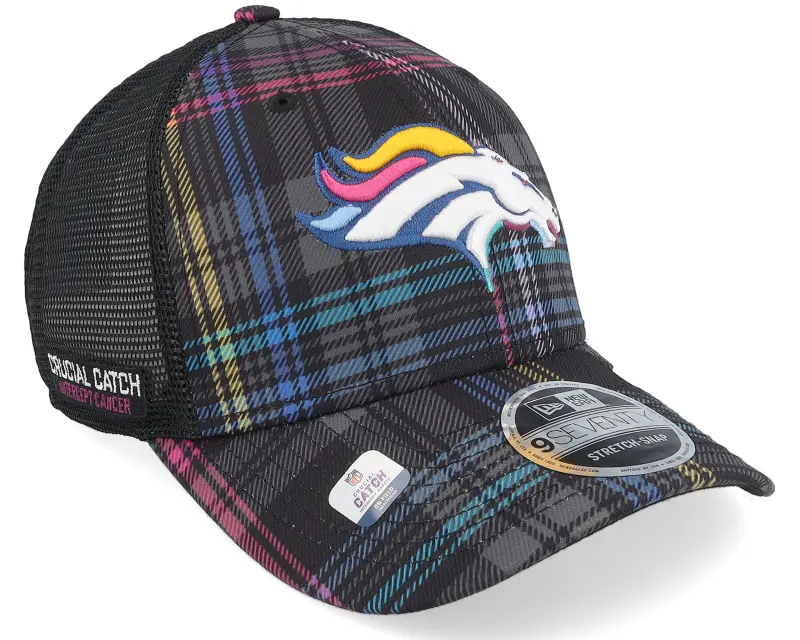New Era Denver Broncos NFL24 Crucial Catch 9SEVENTY Tartan Trucker online