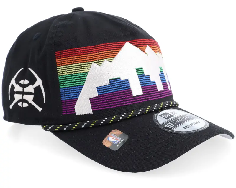 New Era Denver Nuggets NBA 9TWENTY Black A-Frame Adjustable online