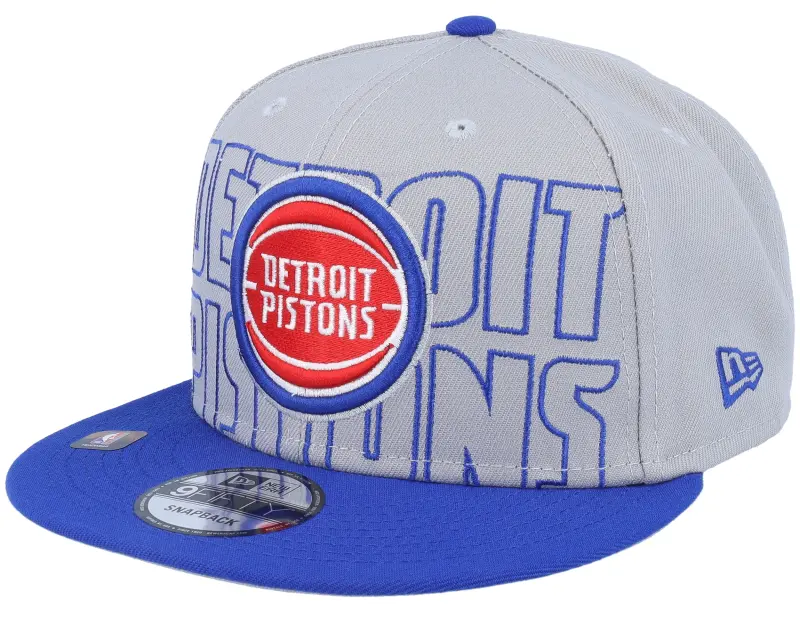 New Era Detroit Pistons 2023 NBA Draft 9FIFTY Grey/Royal Snapback online