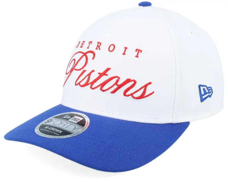 New Era Detroit Pistons NBA Draft 9FORTY M-Crown White/Royal A-Frame Adjustable online