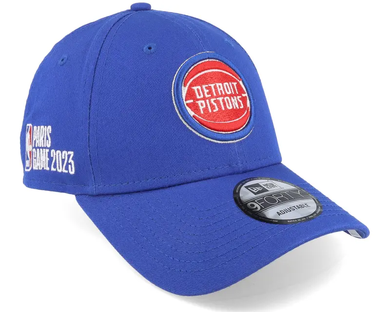 New Era Detroit Pistons NBA Paris Game Team 9FORTY Blue Adjustable online