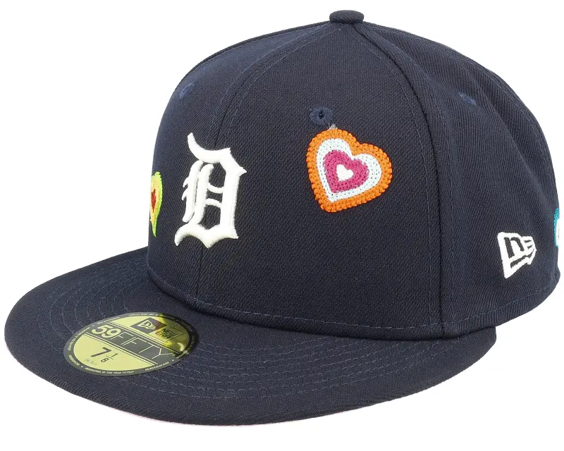 New Era Detroit Tigers 59FIFTY Chainstitchheart Navy Fitted online