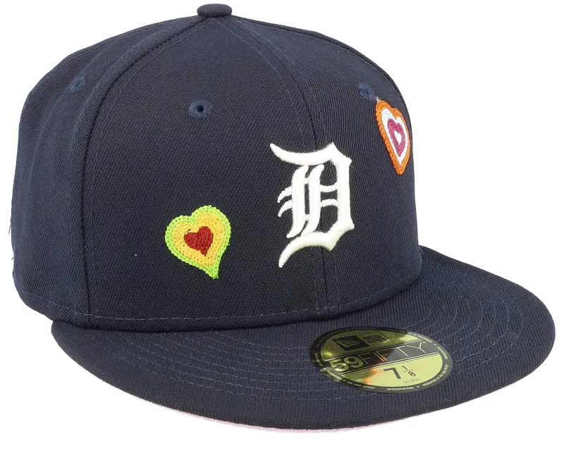 New Era Detroit Tigers 59FIFTY Chainstitchheart Navy Fitted online