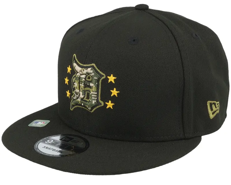 New Era Detroit Tigers MLB24 Armed Forces Day 9FIFTY Black Snapback online