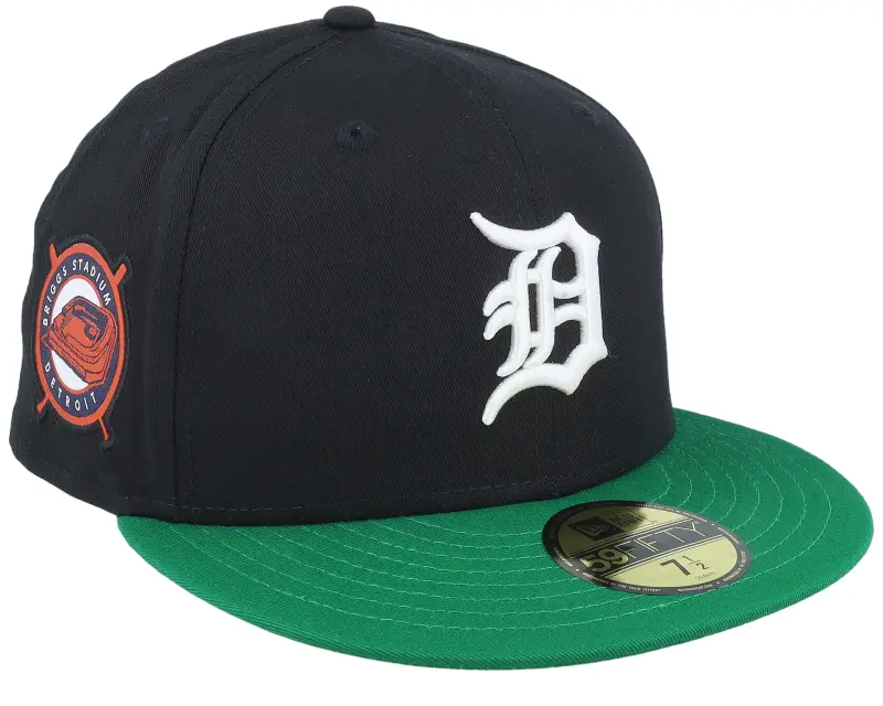 New Era Detroit Tigers Team Colour 59FIFTY Black/Green Fitted online