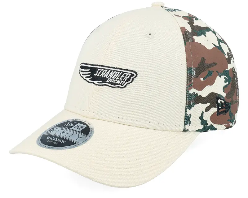 New Era Ducati Scrambler 9FORTY M-Crown Stone/Camo Adjustable online
