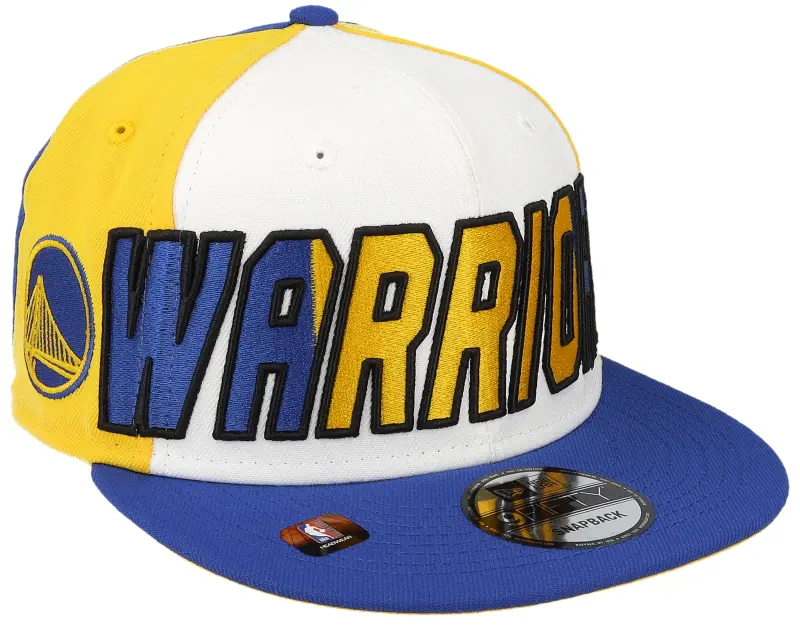 New Era Golden State Warriors 9FIFTY NBA 23 Back Half White/Yellow/Blue Snapback online