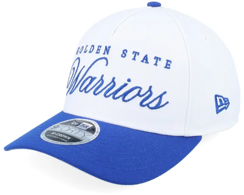 New Era Golden State Warriors NBA Draft 9FORTY M-Crown White/Royal A-Frame Adjustable online