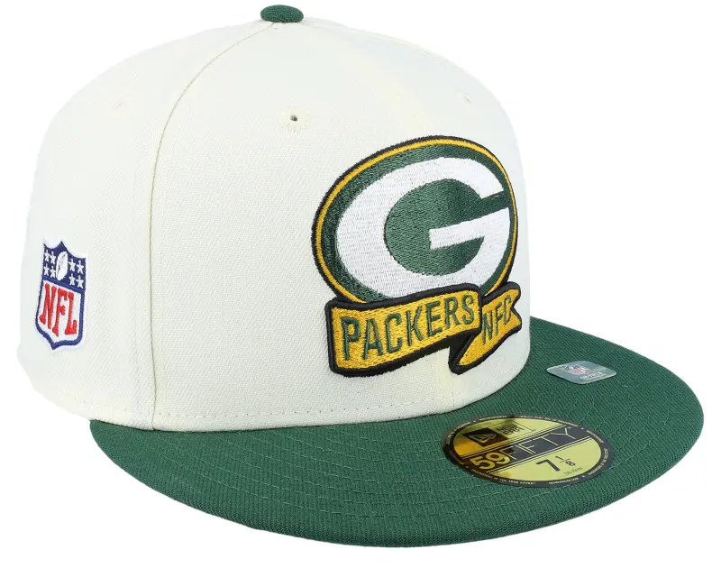 New Era Green Bay Packers NFL22 Sideline 59FIFTY White/Green Fitted online
