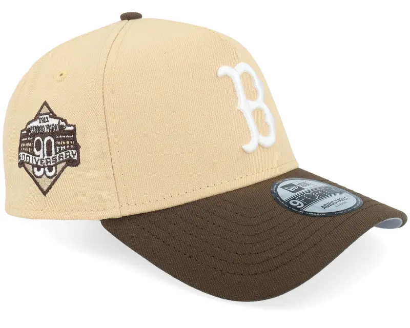 New Era Hatstore Exclusive x Boston Red Sox Espresso 9FORTY Candid/Walnut A-frame Adjustable online