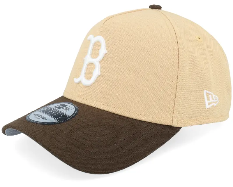 New Era Hatstore Exclusive x Boston Red Sox Espresso 9FORTY Candid/Walnut A-frame Adjustable online