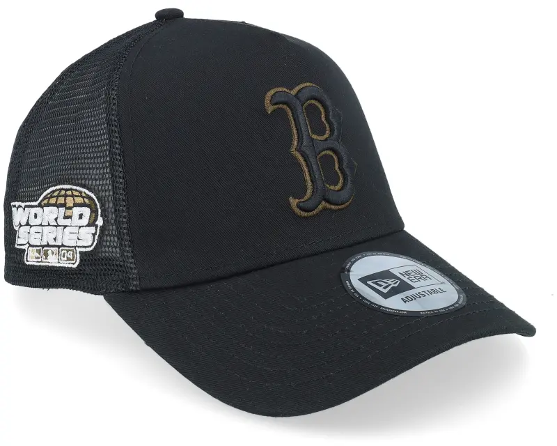 New Era Hatstore Exclusive x Boston Red Sox MLB World Series Black A-Frame Trucker online