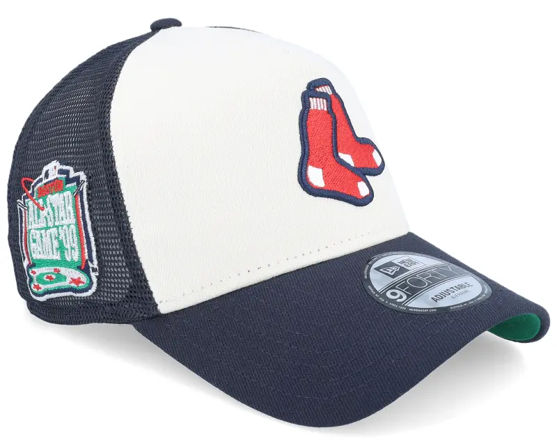 New Era Hatstore Exclusive x Boston Red Sox Patch 9FORTY White/Navy A-frame Trucker online