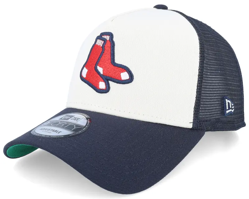 New Era Hatstore Exclusive x Boston Red Sox Patch 9FORTY White/Navy A-frame Trucker online